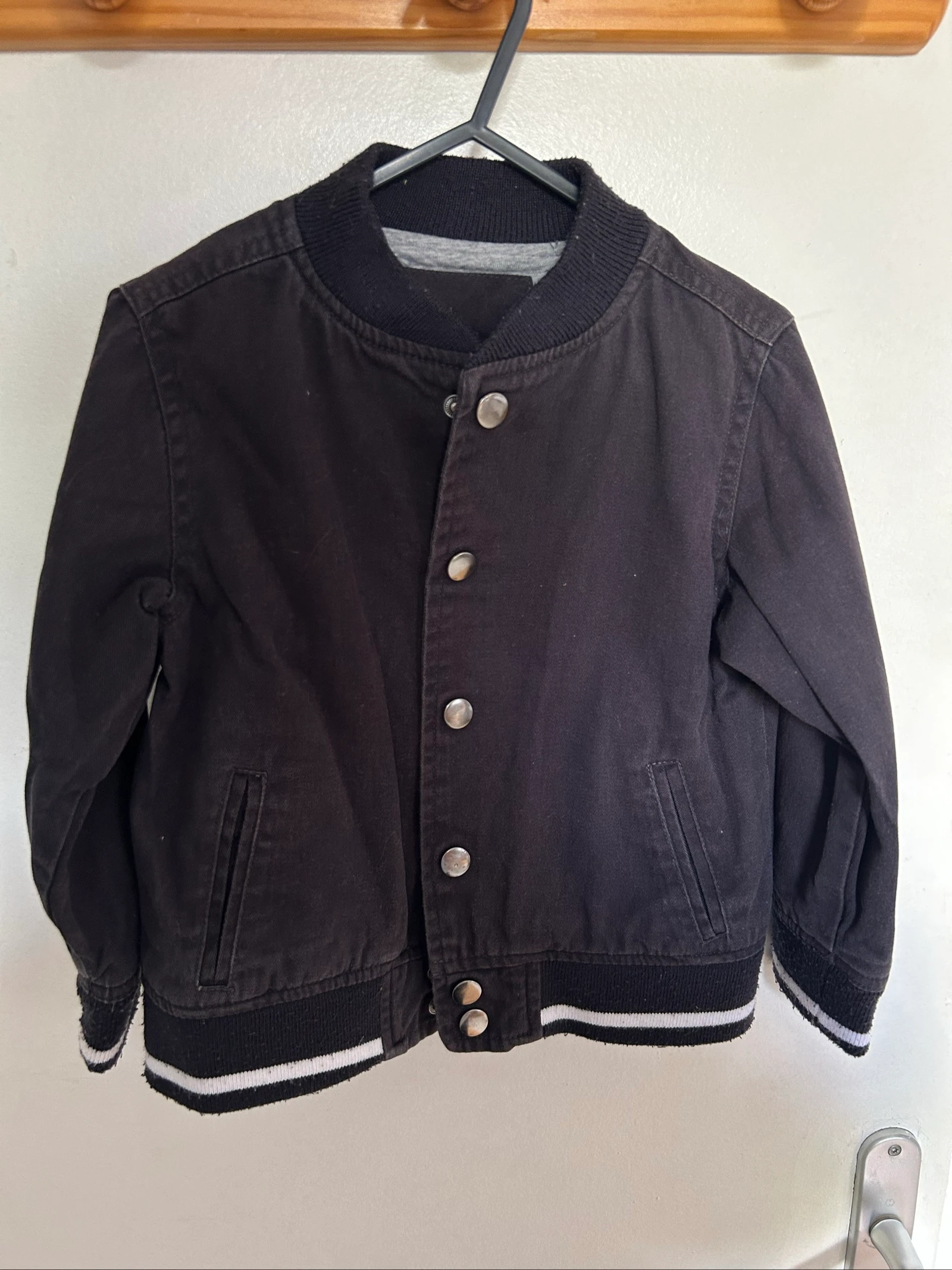 Veste mi-saison noire Monoprix kids 3 ans